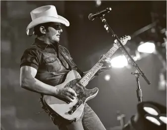  ?? Rob Grabowski / Associated Press ?? Brad Paisley will perform in Live Nation’s “Live From the Drive-In” concert series taking place July 10-12 in Tennessee, Missouri and Indiana.