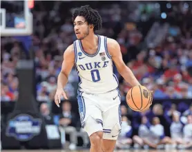  ?? KEVIN JAIRAJ/USA TODAY SPORTS ?? Duke basketball’s Jared McCain announced his 2024 NBA Draft decision on Friday morning.