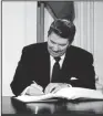  ??  ?? FACT: In 1988, President Reagan signed an FHA bill that put HECM loans into law.