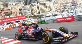  ?? Photo: AP ?? Max Verstappen steering his car during the Monaco GP