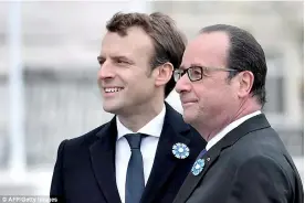  ??  ?? The almost bald Socialist Francois Hollande (right) gave £9,000 a month to his barber