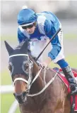  ?? Picture: GETTY IMAGES ?? Hugh Bowman on champion mare Winx.
