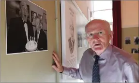  ?? Photo by Domnick Walsh. ?? Tom Woulfe, Listowel, enjoying some of the offerings at Seanchaí Kerry Writers’ Museum.