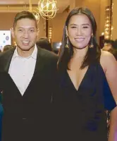  ??  ?? Rustan’s VP for store developmen­t Mike Huang and wife Kathy.