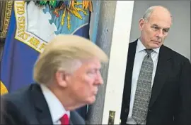  ?? Andrew Caballero-Reynolds AFP/Getty Images ?? JOHN F. KELLY, who will be leaving at year’s end, is the second chief of staff to be battered and belittled while serving as a target of President Trump’s anger.