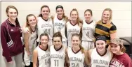  ?? Photo submitted ?? The Siloam Springs ninth-grade girls basketball team finished third in the Girls Maroon bracket of the 31st annual Allen Classic held Nov. 13-18 at Siloam Springs High School. The Lady Panthers defeated Stilwell, Okla., 44-38 on Saturday in the third-place game.