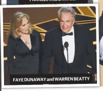  ??  ?? TAG INFO IN HERER FAYE DUNAWAY and WARREN BEATTY