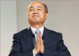  ?? MINT/FILE ?? SoftBank founder and CEO Masayoshi Son