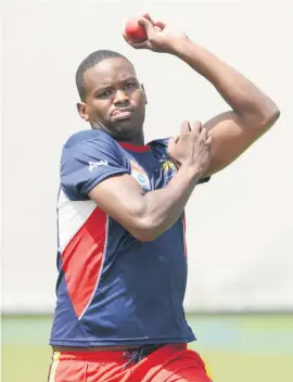  ?? Picture: Gallo Images ?? ‘DEEPEST REGRET’. Former Proteas and Highveld Lions bowler Lonwabo Tsotsobe apologises to cricket lovers the world over for his transgress­ions.