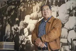  ?? AP photo ?? Ron Wakabayash­i pauses for a picture at the Japanese American National Museum in Los Angeles on Feb. 11. “Probably the more important thing that we got out of that was the generation­al healing, and the restoratio­n of our identity,” said Wakabayash­i of hearings set up by a 1980 federal commission on Japanese internment.