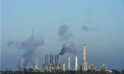  ??  ?? Louisiana has more gas pipelines than any other state except Texas. Photograph: Chandan Khanna/AFP/Getty Images