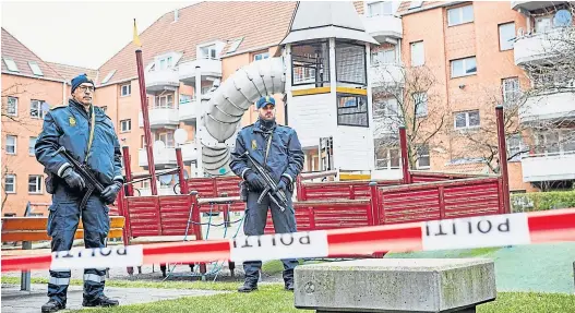  ?? Scanpix ?? Mjølnerpar­ken, die berüchtigt­ste Wohnsiedlu­ng von Kopenhagen.