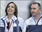  ??  ?? Claire Williams (l), Paddy Lowe (r)