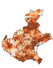  ??  ?? Il Pd I dem centrano i loro risultati migliori nelle grandi città, nel Bellunese (terra di De Menech) e nelle loro storiche roccaforti (per quanto non più tali) del Polesine e del Veneziano