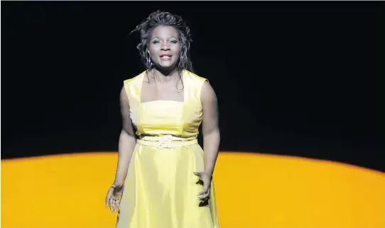  ?? POSTMEDIA FILES ?? Marie-Josée Lord will perform with Will Liverman in an 80-minute highlights package of Gershwin’s opera Porgy and Bess as part of the OSM’s Classical Spree.