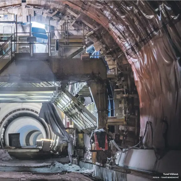  ?? FOTO N – TOMÁŠ BENEDIKOVI­Č ?? Tunel Višňové.