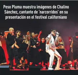  ?? ?? ❲
El cantante tapatio se lució en el escenario del Festival de Coachella.