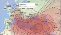  ??  ?? Satbeams.com zeigt einen etwas ausführlic­heren Europe-a-beam des 7B. Allerdings mit optimistis­cher Durchmesse­rangabe An unserem osttiroler Standort kommt der Europe-b-beam des Eutelsat 7B so stark, wie die anderen Transponde­r auf 7 Grad Ost