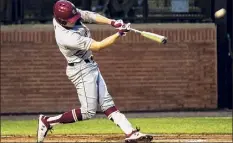  ?? Courtesy of Boston College Athletics ?? Ballston Spa graduate Luke Gold of the Boston College baseball team. He leads the team in homers and RBIS.