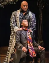  ?? ?? E.B. Smith as Orsino and Sarah Afful as Viola in Twelfth Night.