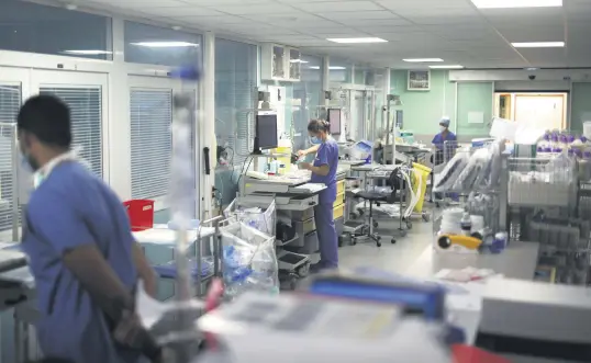  ??  ?? Medical workers prepare some equipment in the COVID-19 ward at a hospital in Marseille, southern France, Sept. 10, 2020. (AP Photo)