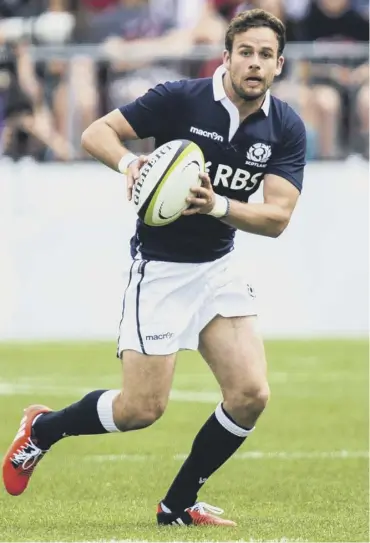  ??  ?? 0 Glasgow’s Ruaridh Jackson insists he couldn’t resist the opportunit­y to join the Scotland squad