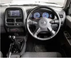  ??  ?? Not much is new, but the steering wheel is tactile and the touchscree­n infotainme­nt system has all the expected modern features.