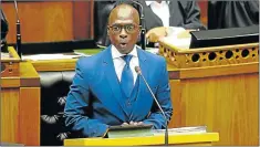  ?? Picture: FILE ?? TIGHTROPE: Finance Minister Malusi Gigaba must present his budget in five weeks’ time showing how free tertiary education will be paid for