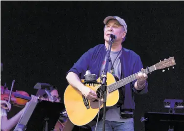  ?? Daniel DeSlover / Zuma Press 2017 ?? Paul Simon performs at a music festival in Wisconsin last year. He says the current tour will be his last.