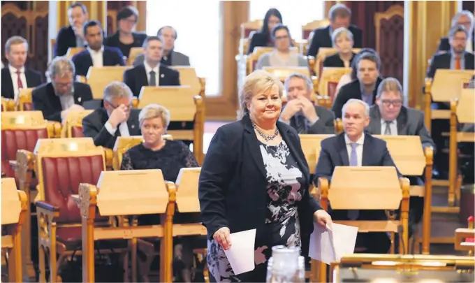  ?? FOTO: NTB SCANPIX ?? GODKJENNER FLERE FRISKOLER: Under den borgerlige regjeringe­n ledet av statsminis­ter Erna Solberg har antall godkjente friskoler skutt i vaeret. På fire år godkjente hennes regjering 116 privatskol­er, mens den rødgrønne regjeringe­n godkjente 103 skoler...