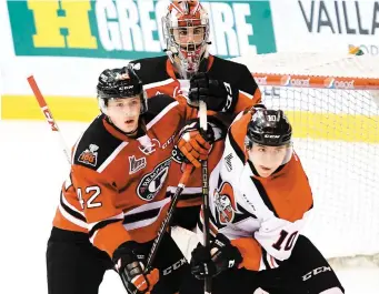  ?? PHOTO D’ARCHIVES, AGENCE QMI ?? Andrew Picco (42) et plusieurs joueurs de 20 ans des Remparts amorcent l’ultime semaine du calendrier régulier pour une dernière fois de leur carrière dans la LHJMQ.