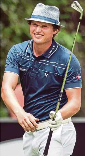  ?? EPA PIC ?? Tapio Pulkkanen in action at the Joburg Open in Johannesbu­rg, on Friday.