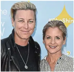  ??  ?? Memoirs: Glennon Doyle, right. With Abby Wambach, above