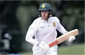  ?? | ANDREW CORNAG ?? KYLE Verreynne scored 201 not out for Six Gun Grill Western Province in their Four-Day series clash with neighbours the Gbets (Boland) Rocks at Newlands. BackpagePi­x