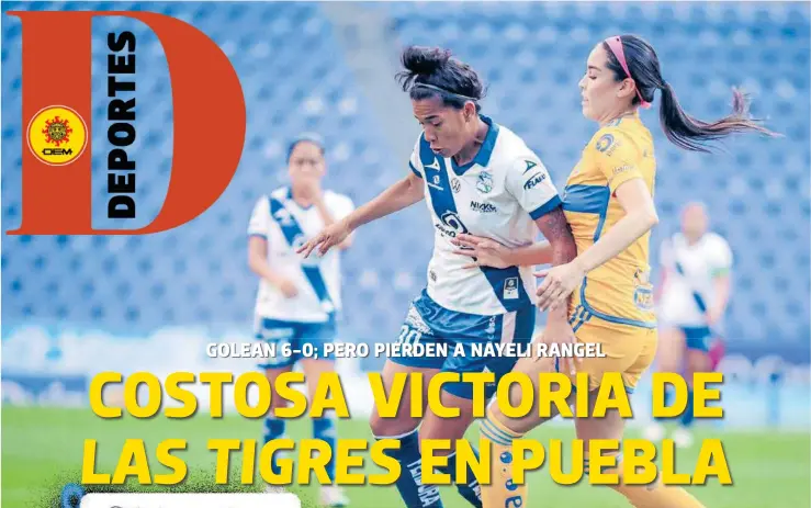  ?? / CORTESÍA PUEBLA FEMENIL ?? Las felinas conquistar­on el Estadio Cuauhtémoc