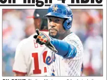  ?? N.Y. Post: Charles Wenzelberg ?? ON POINT: Starling Marte was 3-for-4, including a home run, with four RBIs in a Memorial Day rout of the Nationals at Citi Field.