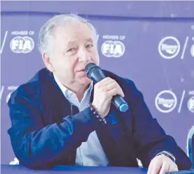  ??  ?? El presidente de la FIA felicitó a quienes gestionaro­n que el Gran Premio de México permanezca al menos tres años más.
