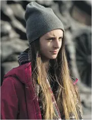  ?? TYLER ANDERSON / NATIONAL POST ?? Wilfrid Laurier teaching assistant Lindsay Shepherd attends an academic freedom rally after she was accused of misconduct for showing a clip of a TVO program.