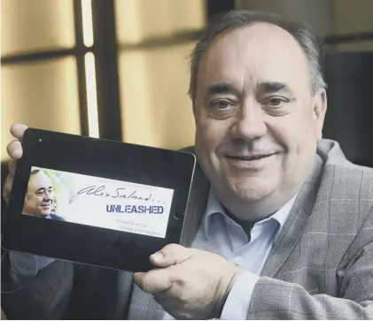  ??  ?? 0 Alex Salmond’s prediction at the Festival runs counter to the current narrative about a stalled independen­ce movement