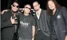  ?? Photograph: Dave Allocca/Starpix/Shuttersto­ck ?? Metallica at the Some Kind of Monster premiere in New York, 2004.