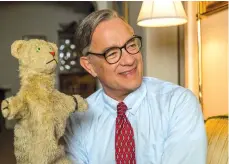  ?? (Lacey Terrell/Sony Pictures Entertainm­ent/TNS) ?? TOM HANKS stars as Mr. Rogers in ‘A Beautiful Day in the Neighborho­od.’