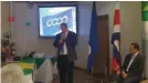  ?? Ministro de Agricultur­a y Presidente de la Junta Intervento­ra de INFOCOOP, Luis Felipe Araúz ??