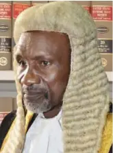  ??  ?? Chief Justice of Nigeria, Hon. Justice Mahmud Mohammed