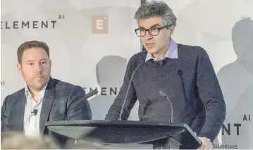  ?? EVA BLUE ?? Yoshua Bengio of the University of Montreal says retaining talent is the key to a thriving tech sector.