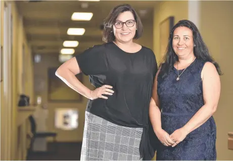  ??  ?? Director of Medical Services Dr Jane Hay and Townsville Private Clinic CEO Amanda Delacy.