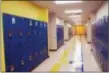  ?? TRENTONIAN FILE PHOTO ?? School lockers line the hallways of the Internatio­nal Academy of Trenton Charter School.