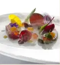  ??  ?? Dishes in the Michelin-starred Oceanside are mind-blowing