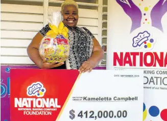  ??  ?? Having been a witness to the good that training and additional education does for teachers and their students, Kemaletta Campbell, the principal for the Morgan’s Basic School, says she’s grateful for the opportunit­y to continue her education.