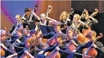  ?? ?? Accomplish­ed: the National Youth Orchestra presented its most serious programme in years