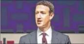  ?? BLOOMBERG FILE ?? ■
Mark Zuckerberg, founder and CEO of Facebook.